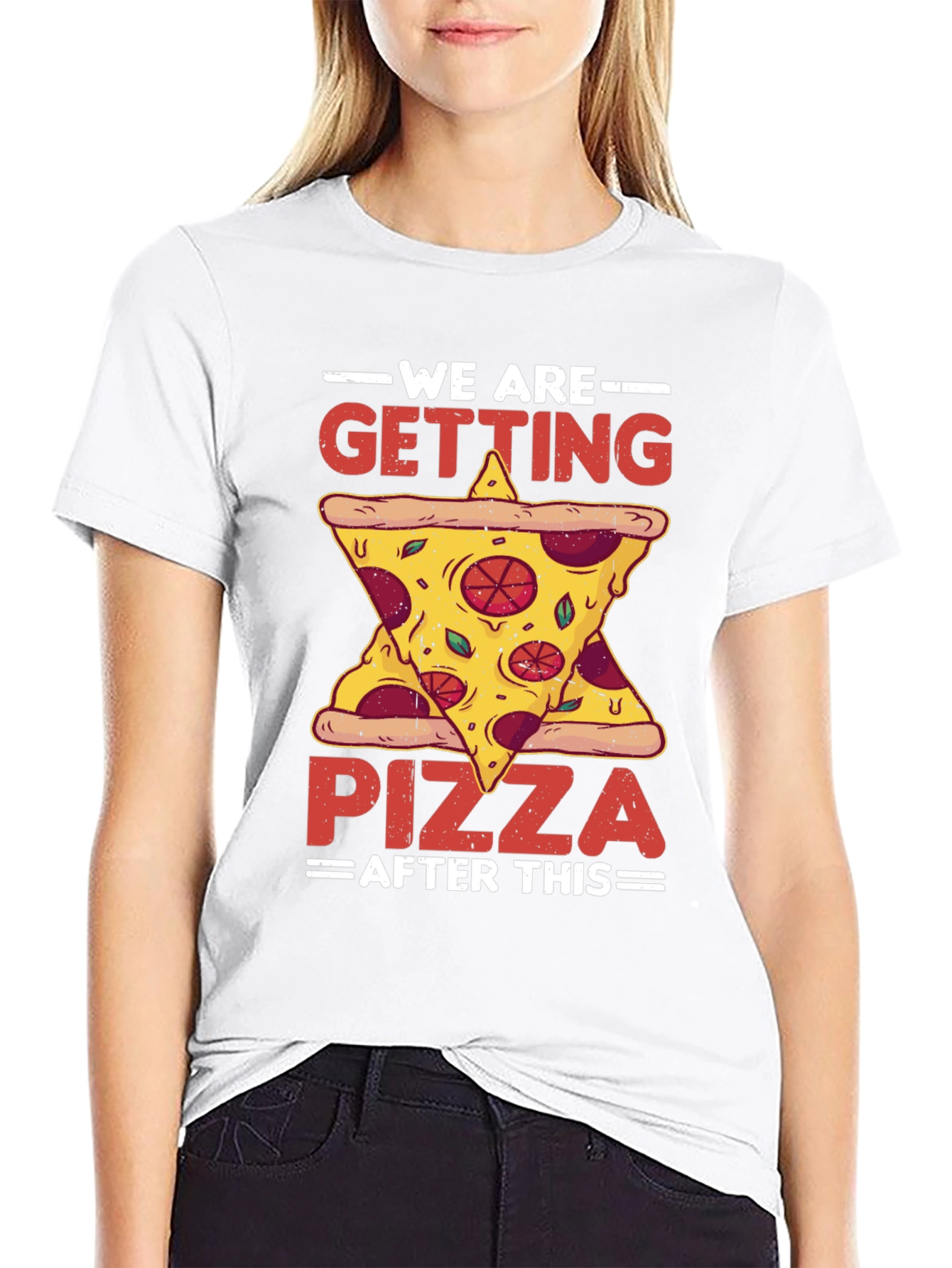 Pizza After This Graphic Tee - Funny Foodie T-Shirt