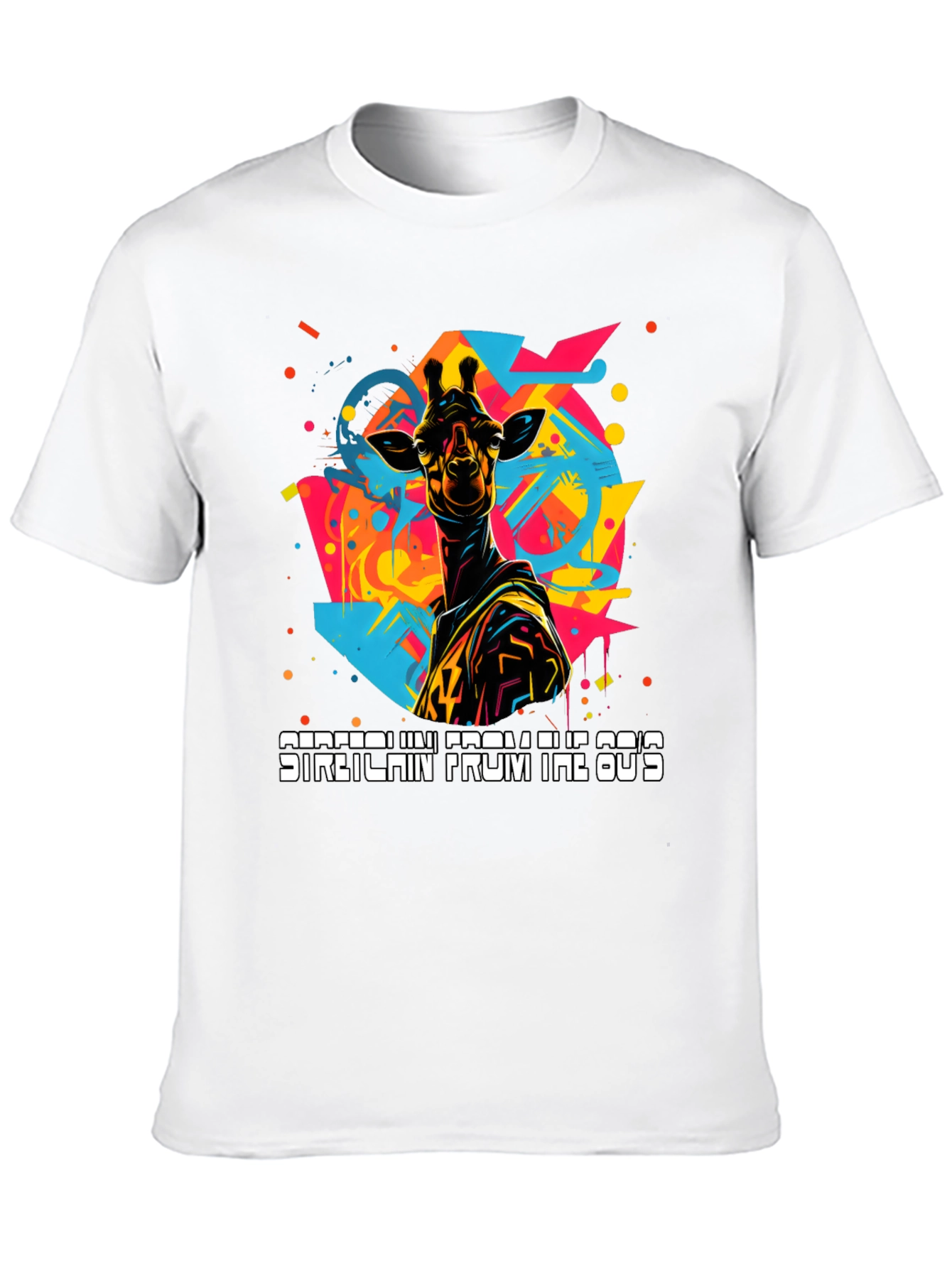 Retro Giraffe Graphic Tee