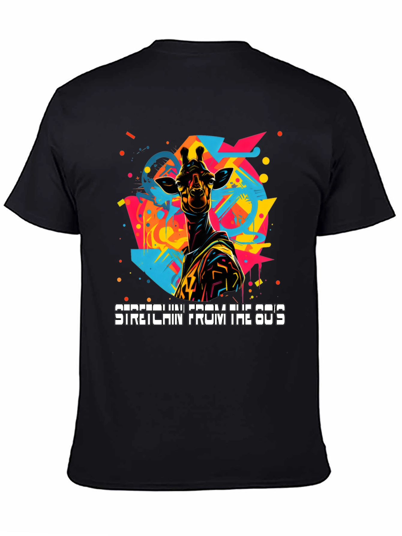 Retro Giraffe Graphic Tee