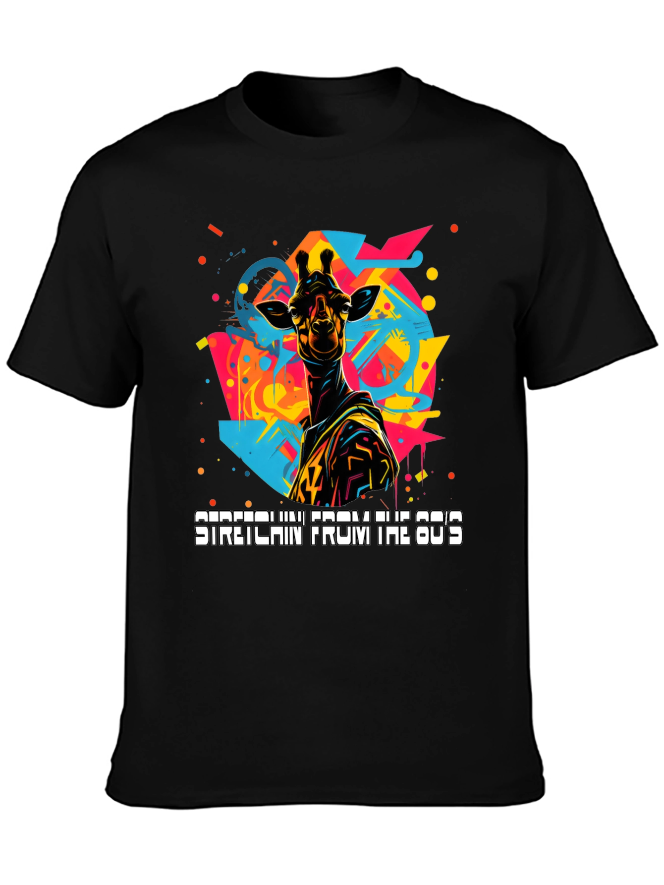Retro Giraffe Graphic Tee
