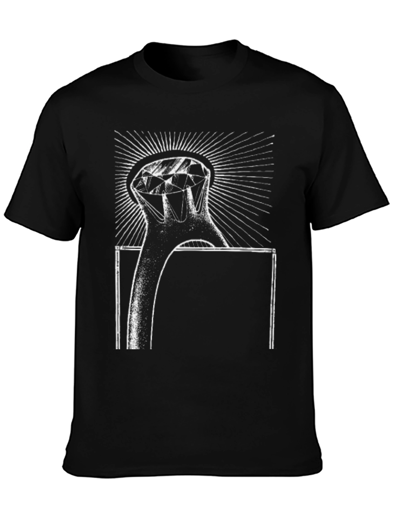 Diamond Ring Graphic Tee - Black