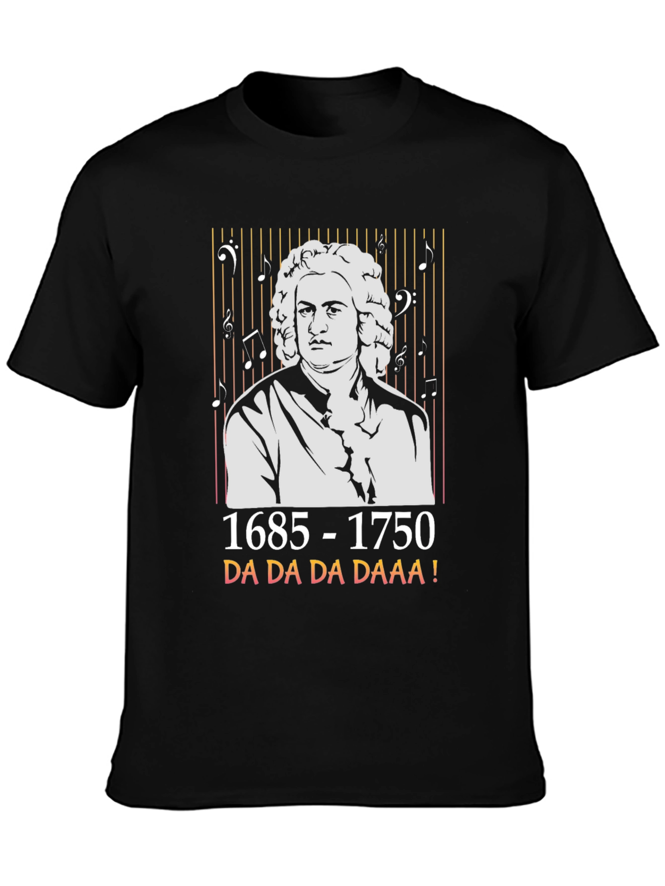 Bach Da Da Da Daaa Music T-Shirt