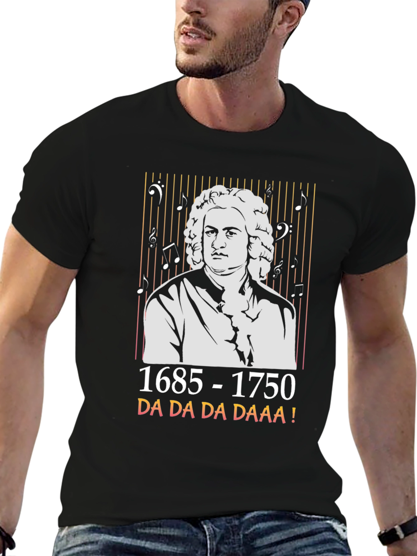 Bach Da Da Da Daaa Music T-Shirt
