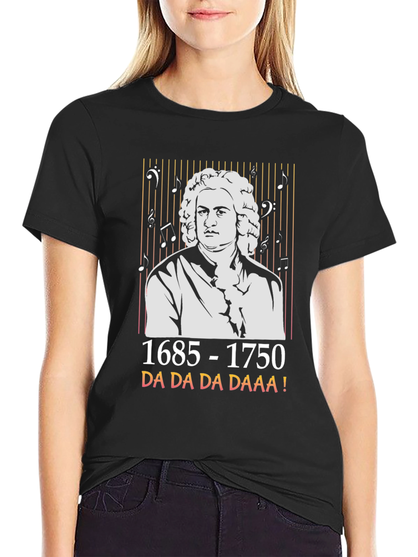 Bach Da Da Da Daaa Music T-Shirt