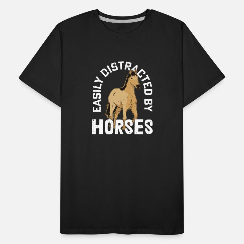 Easily Distracted By Horses Riding Girl Horseback