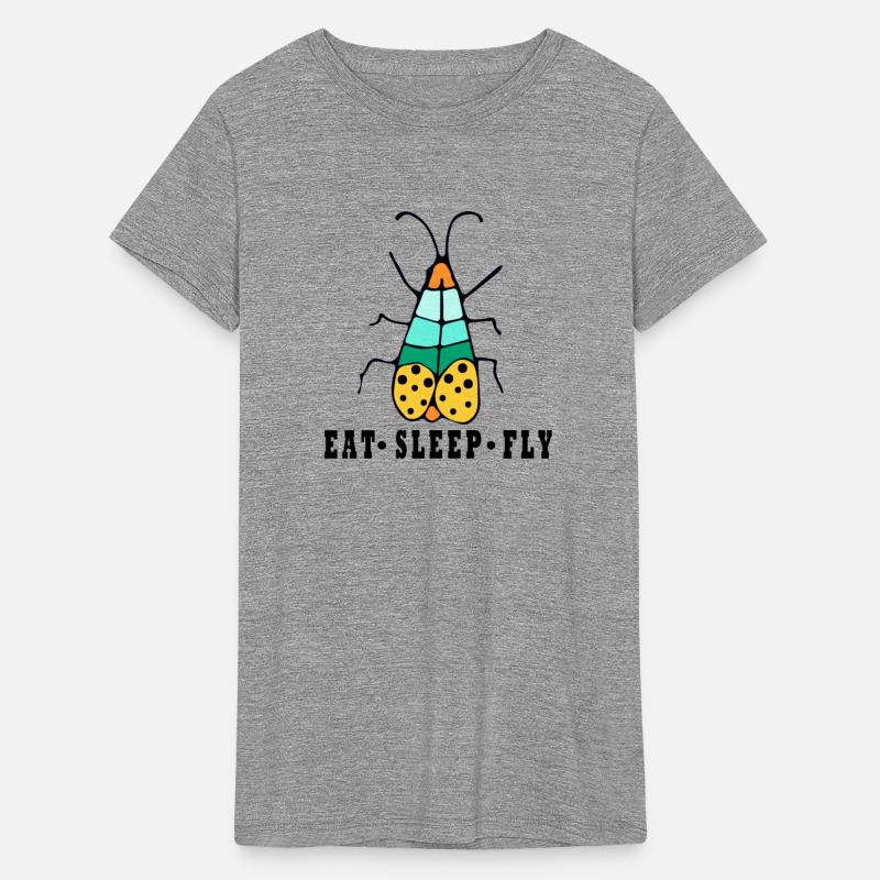 Eat sleep fly insects colorful design