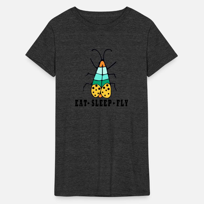 Eat sleep fly insects colorful design