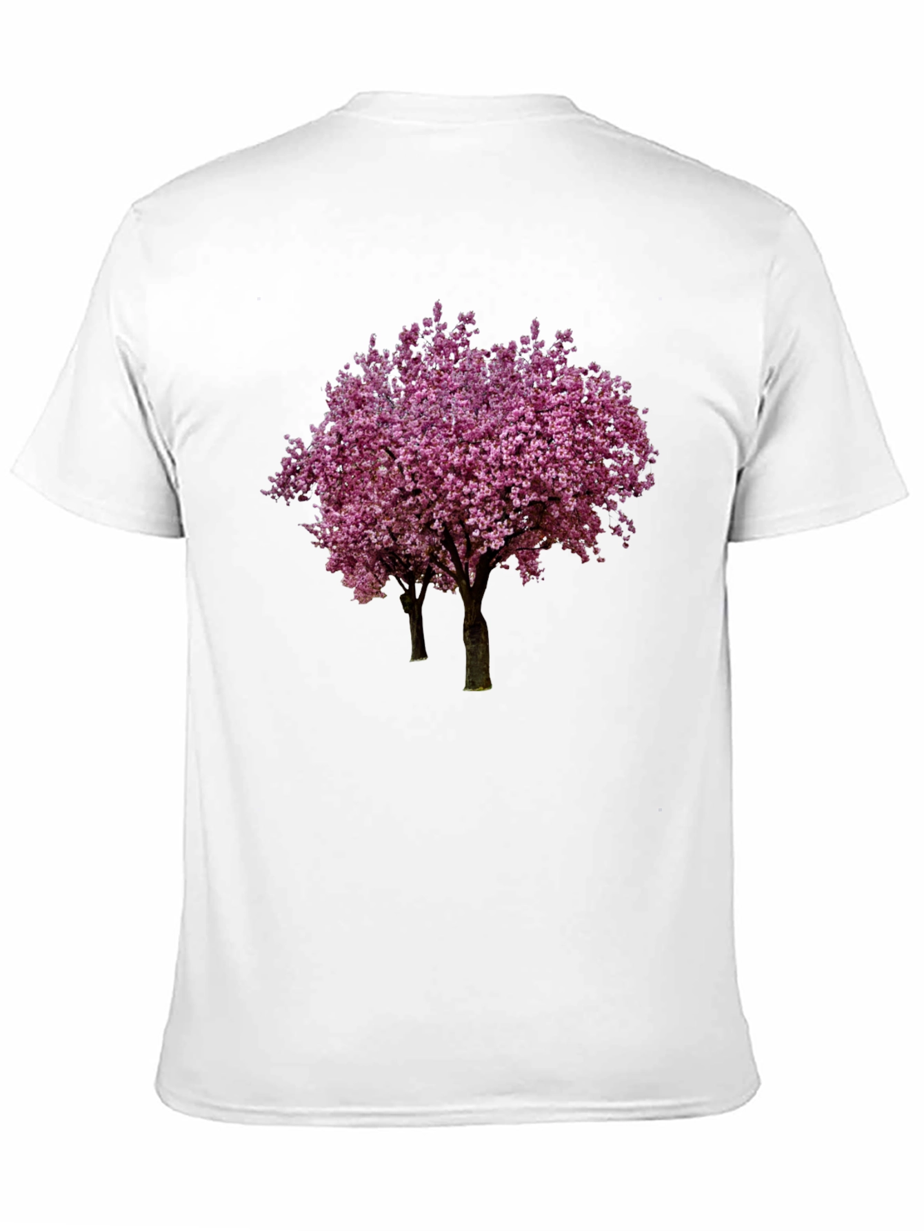Floral Tree Graphic Black T-Shirt