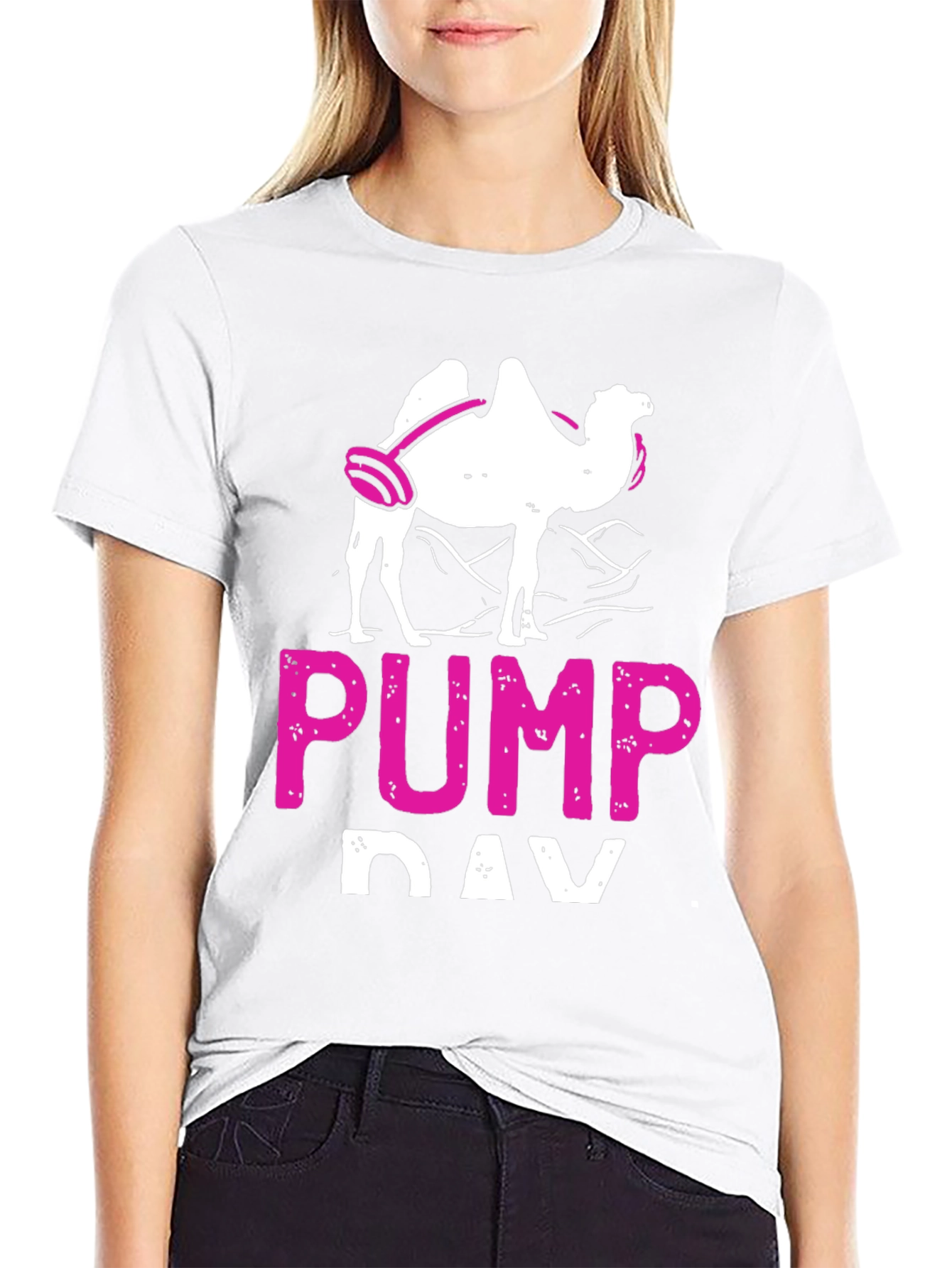 Pump Day Camel Black Graphic T-Shirt