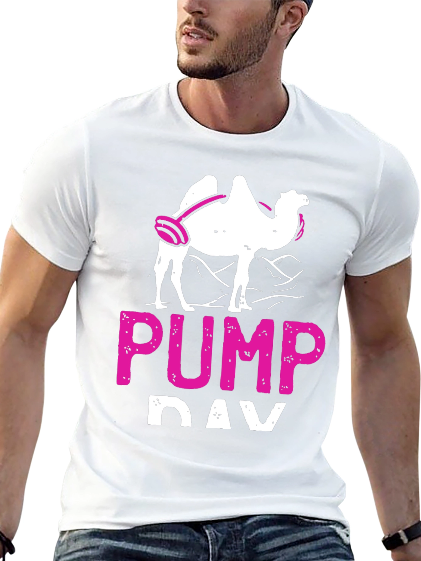 Pump Day Camel Black Graphic T-Shirt