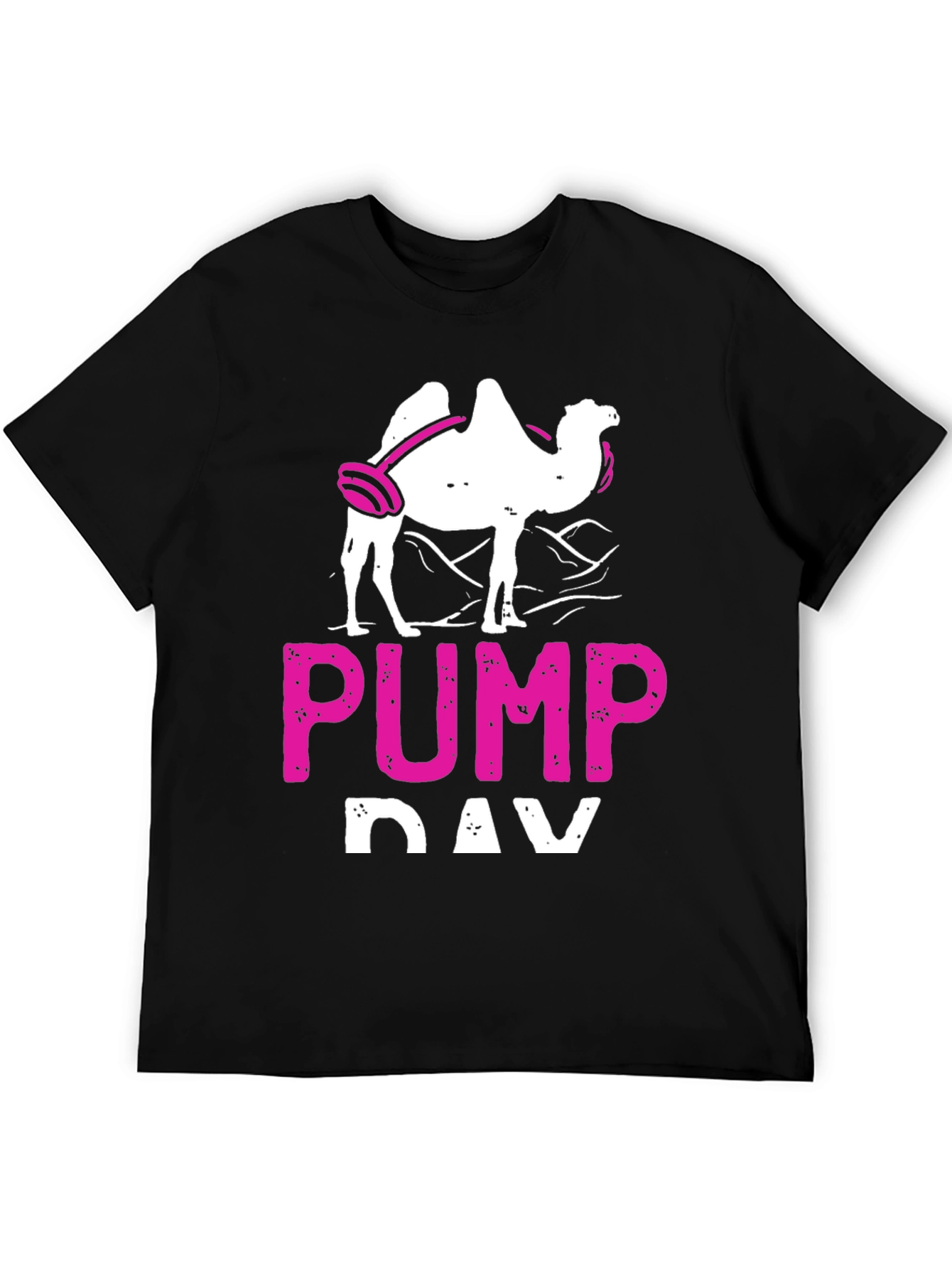 Pump Day Camel Black Graphic T-Shirt