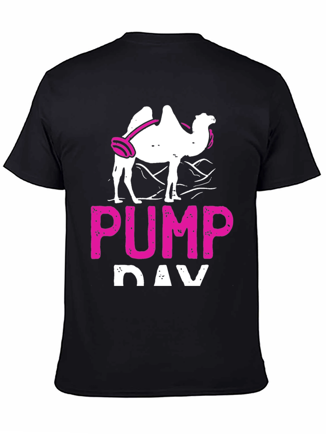 Pump Day Camel Black Graphic T-Shirt