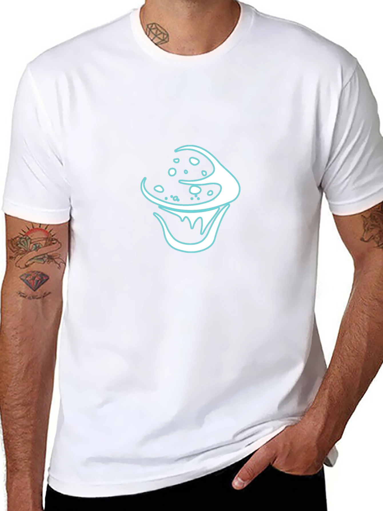 Cupcake Graphic T-Shirt - Fun & Unique Design