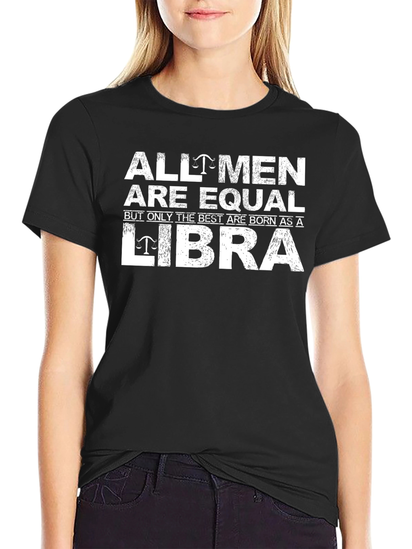 Libra Zodiac T-Shirt: All Men Are Equal
