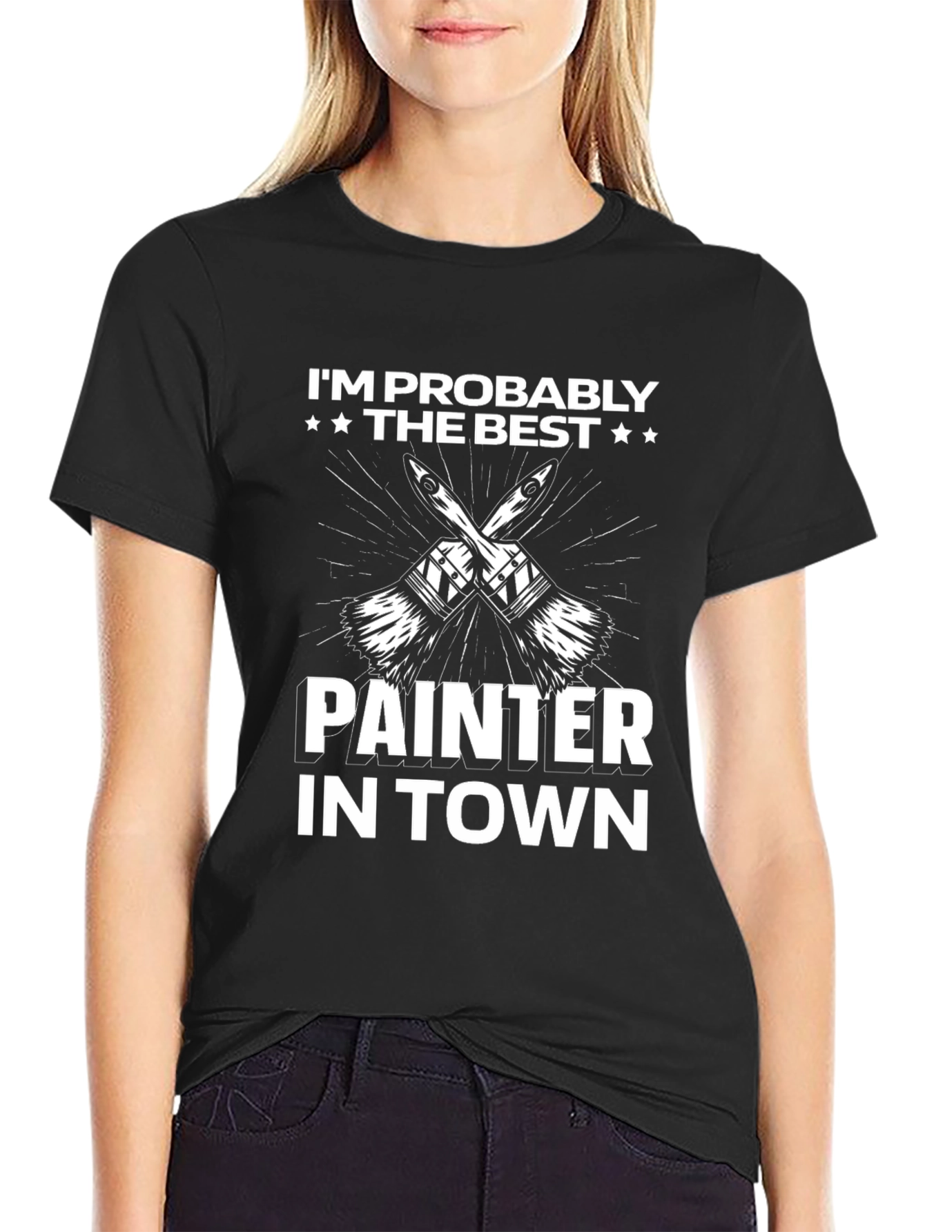 Best Painter in Town Graphic T-Shirt