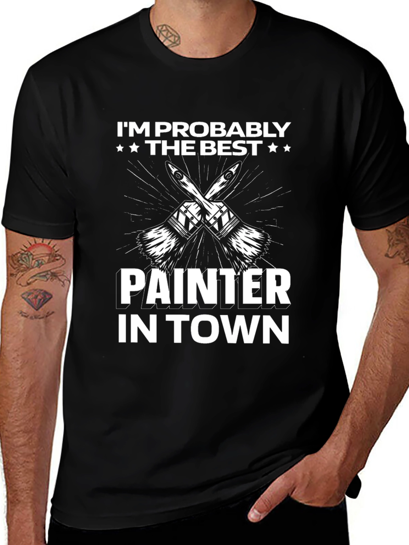 Best Painter in Town Graphic T-Shirt