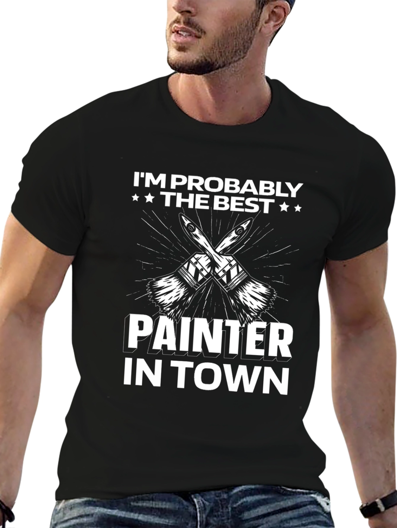 Best Painter in Town Graphic T-Shirt