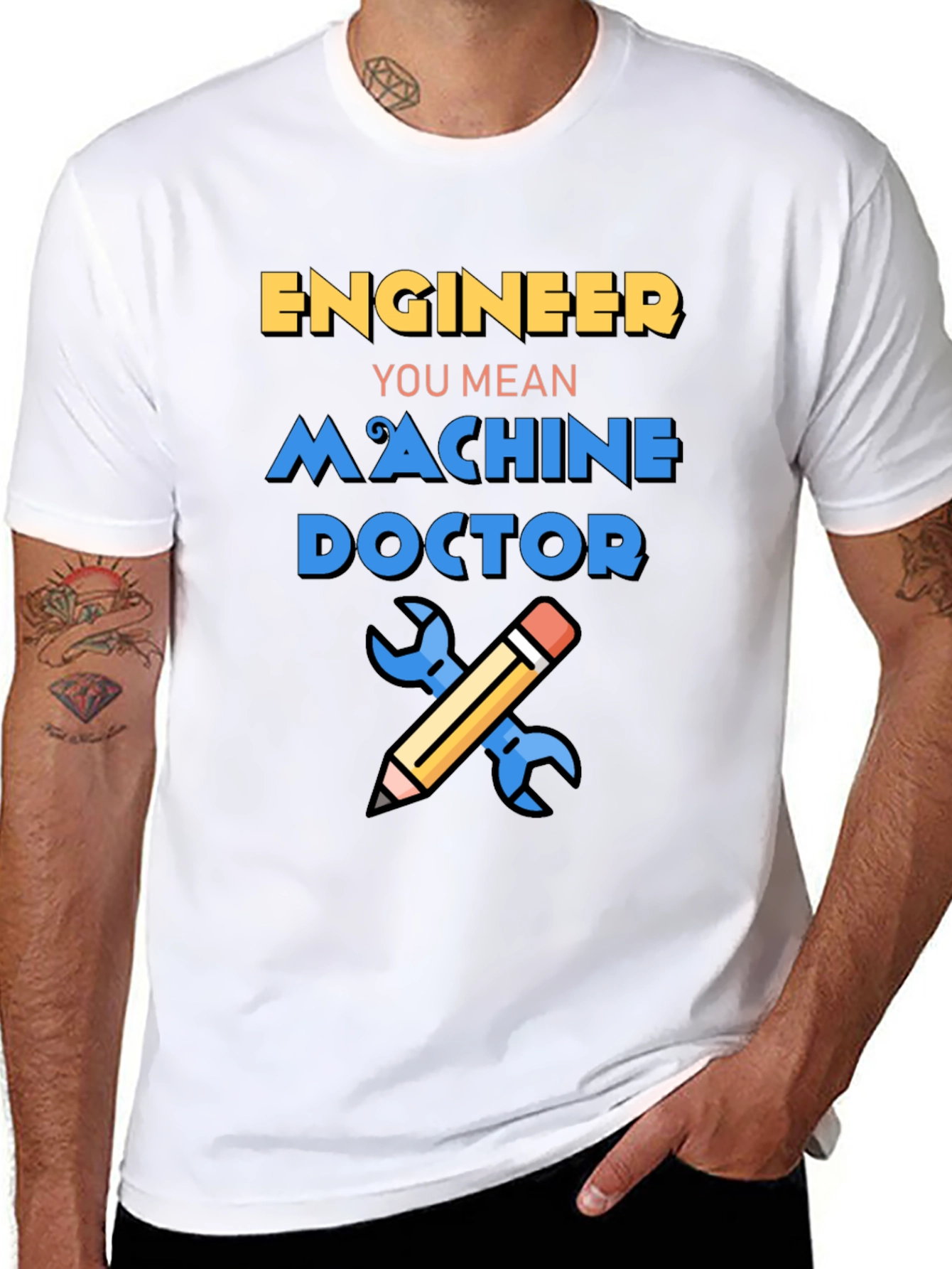 Engineer Machine Doctor Graphic T-Shirt