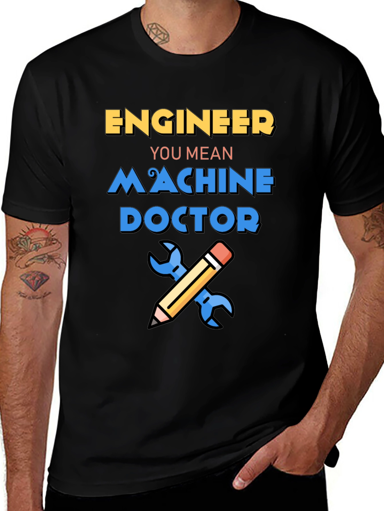 Engineer Machine Doctor Graphic T-Shirt