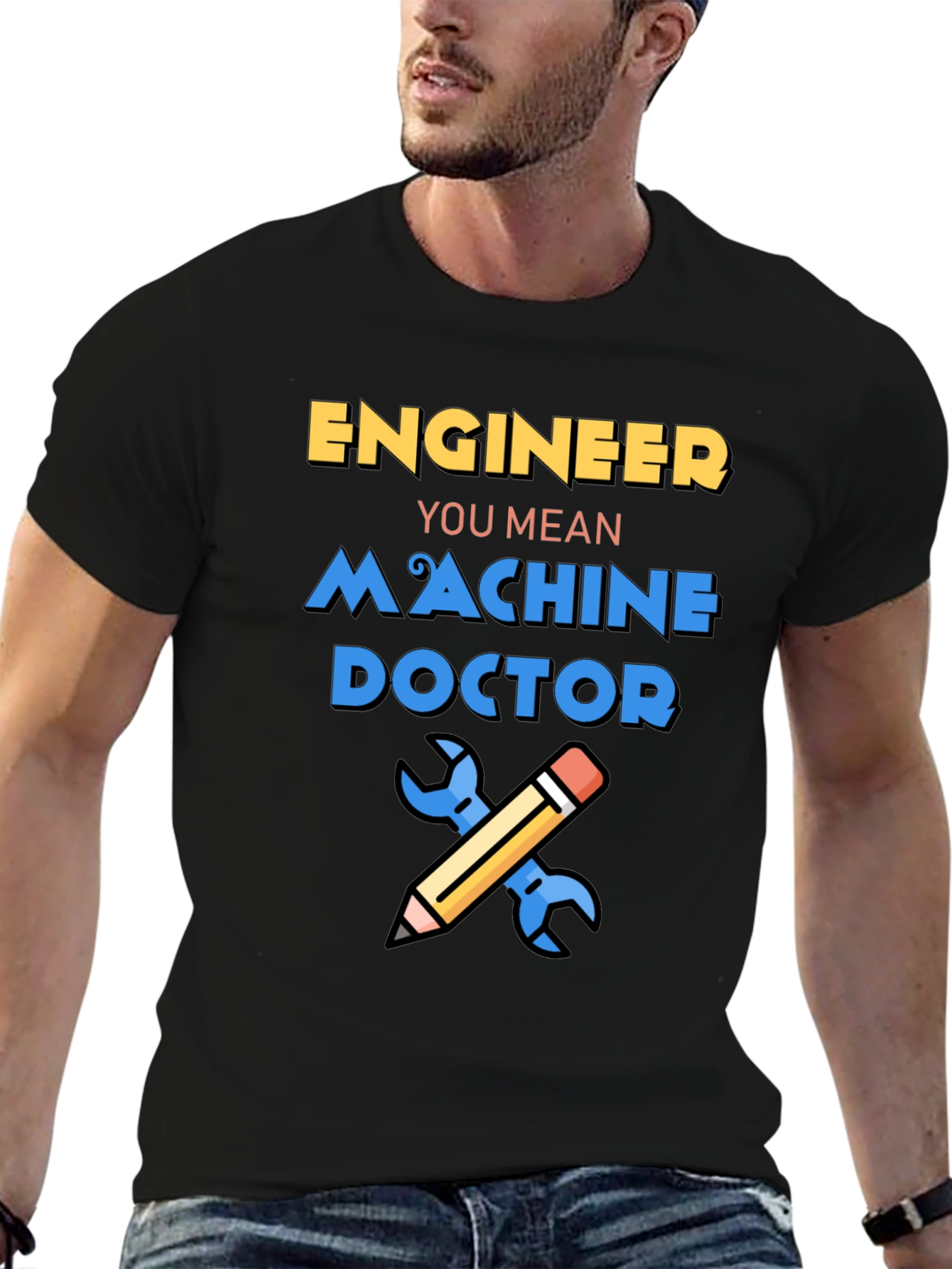 Engineer Machine Doctor Graphic T-Shirt