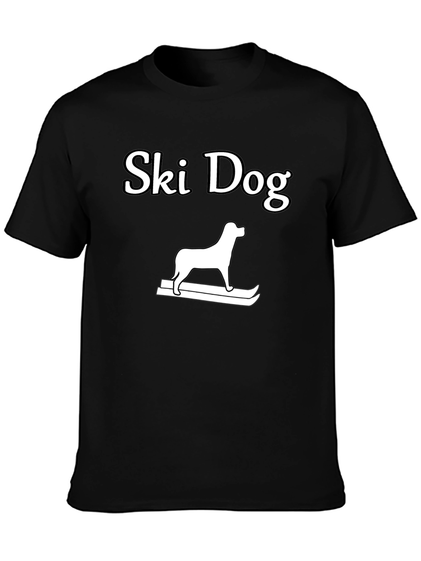 Ski Dog Graphic T-Shirt