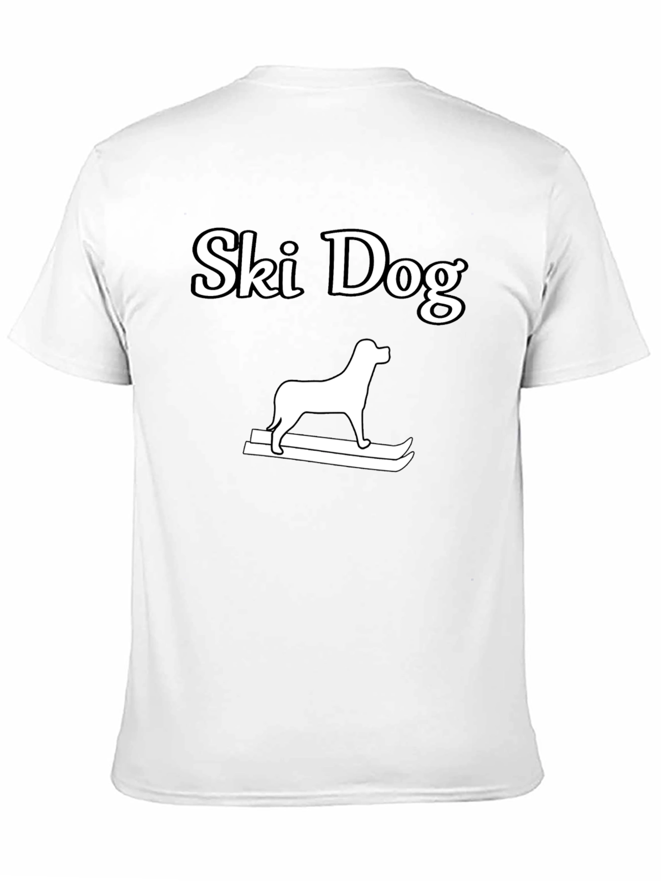 Ski Dog Graphic T-Shirt