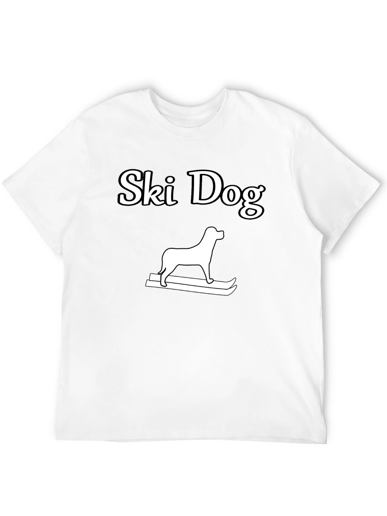 Ski Dog Graphic T-Shirt