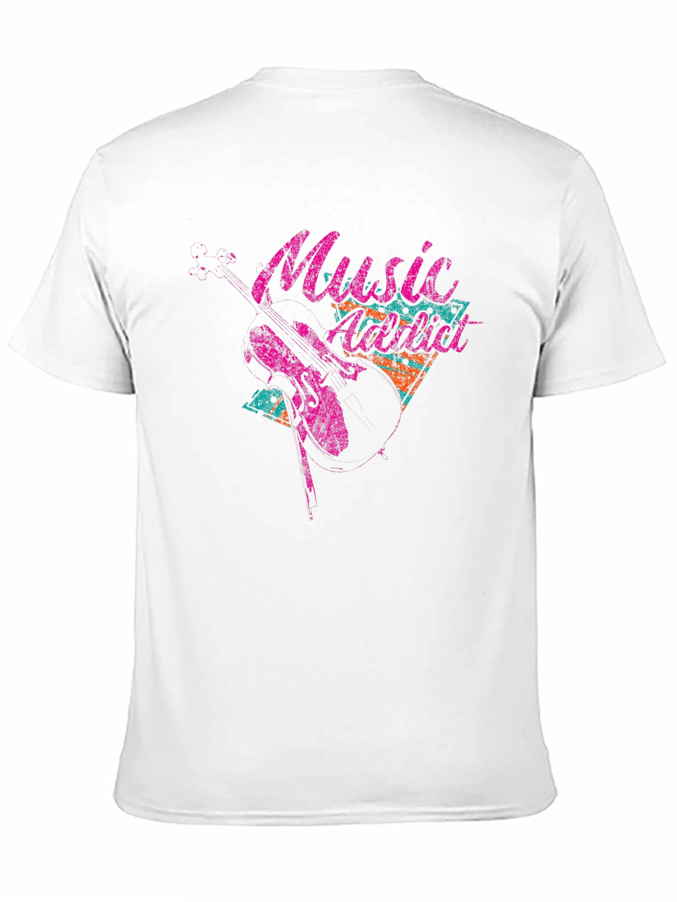 Music Addict Graphic Tee - Black