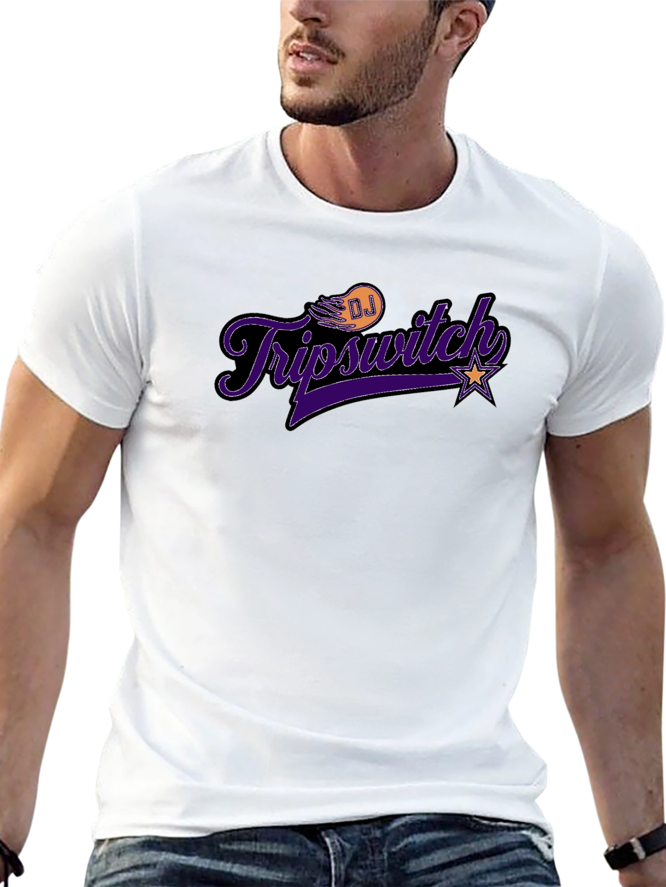 DJ Tripswitch Graphic T-Shirt - Black