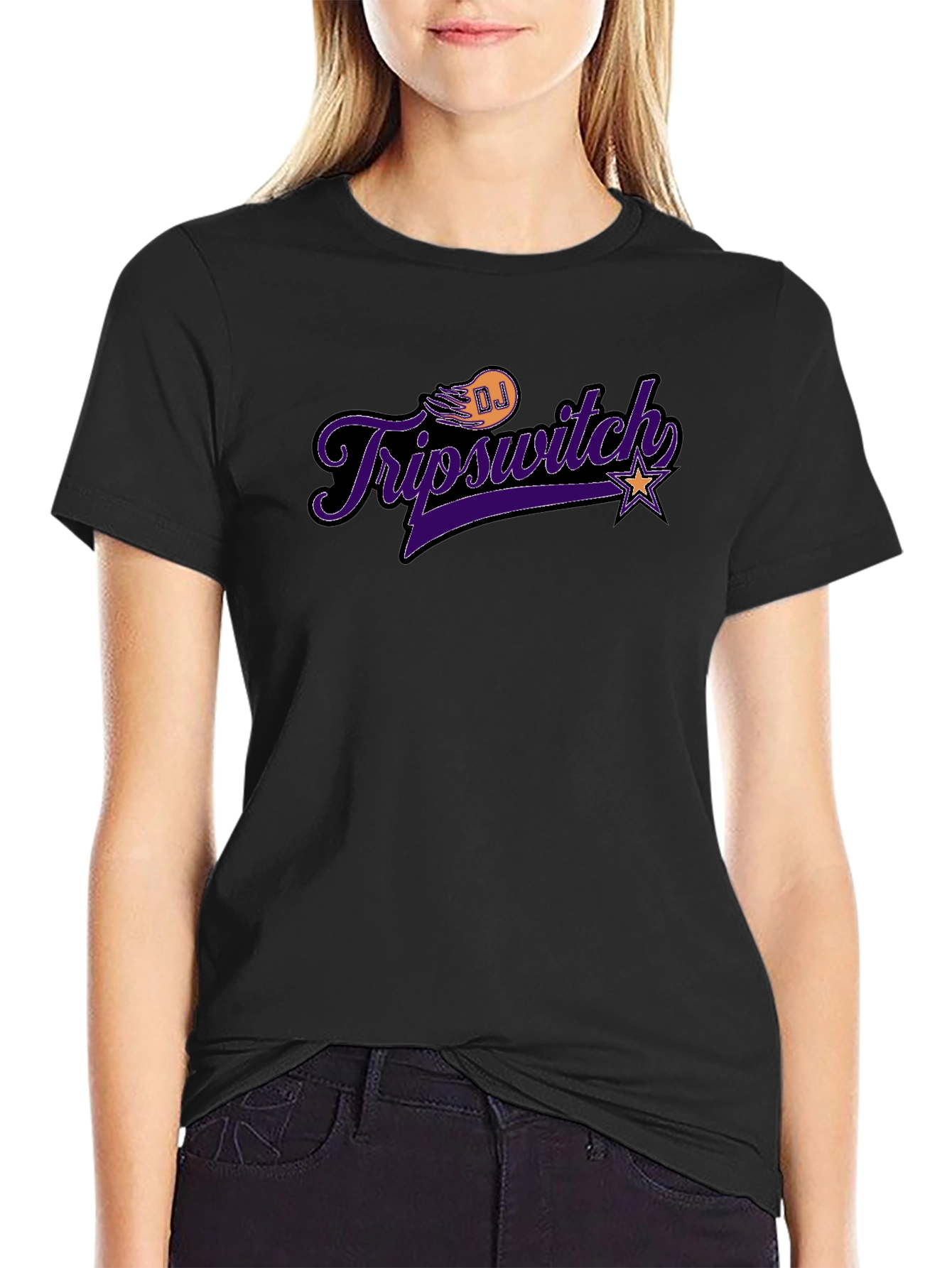 DJ Tripswitch Graphic T-Shirt - Black
