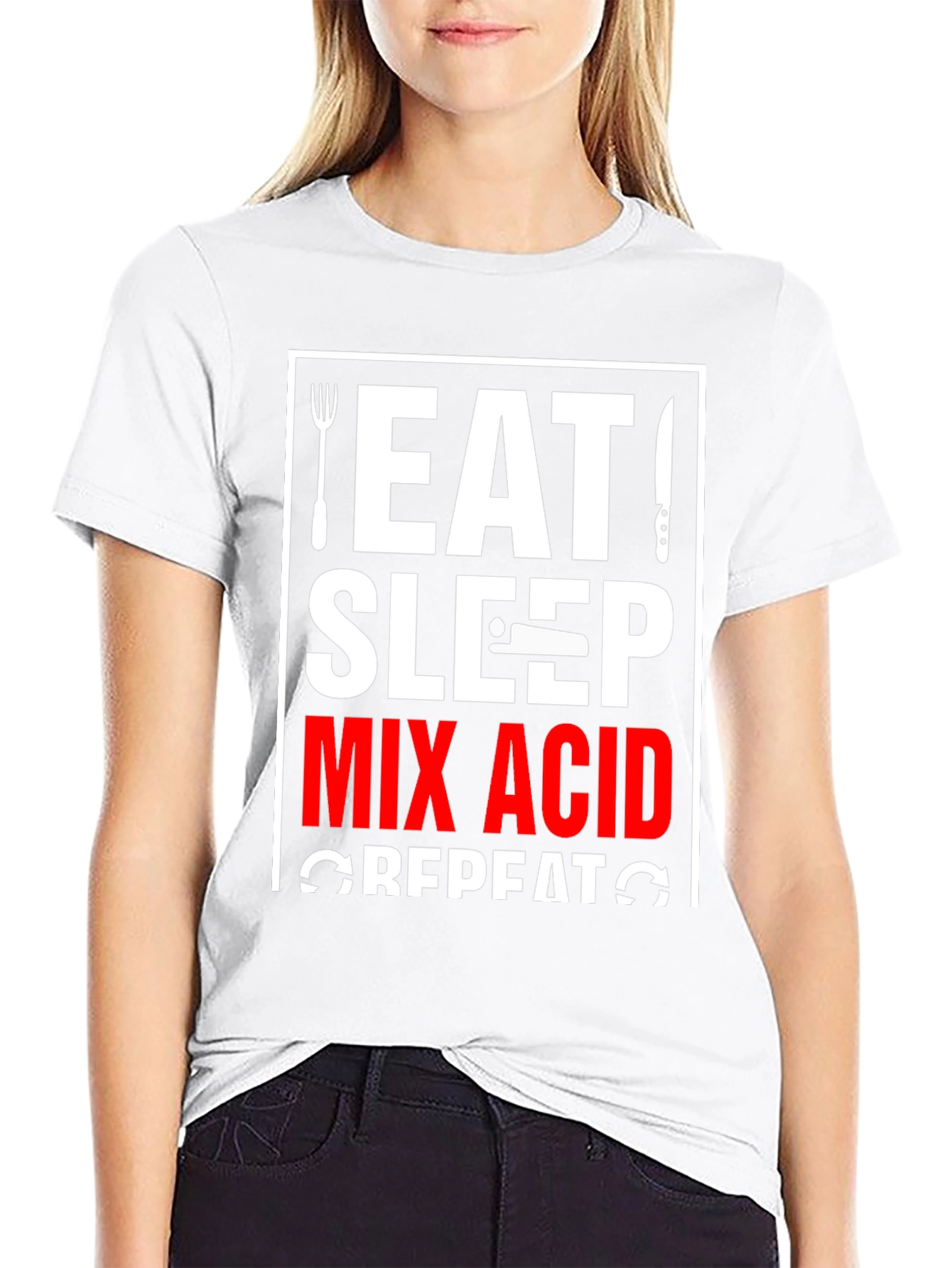 Eat Sleep Mix Acid Repeat T-Shirt