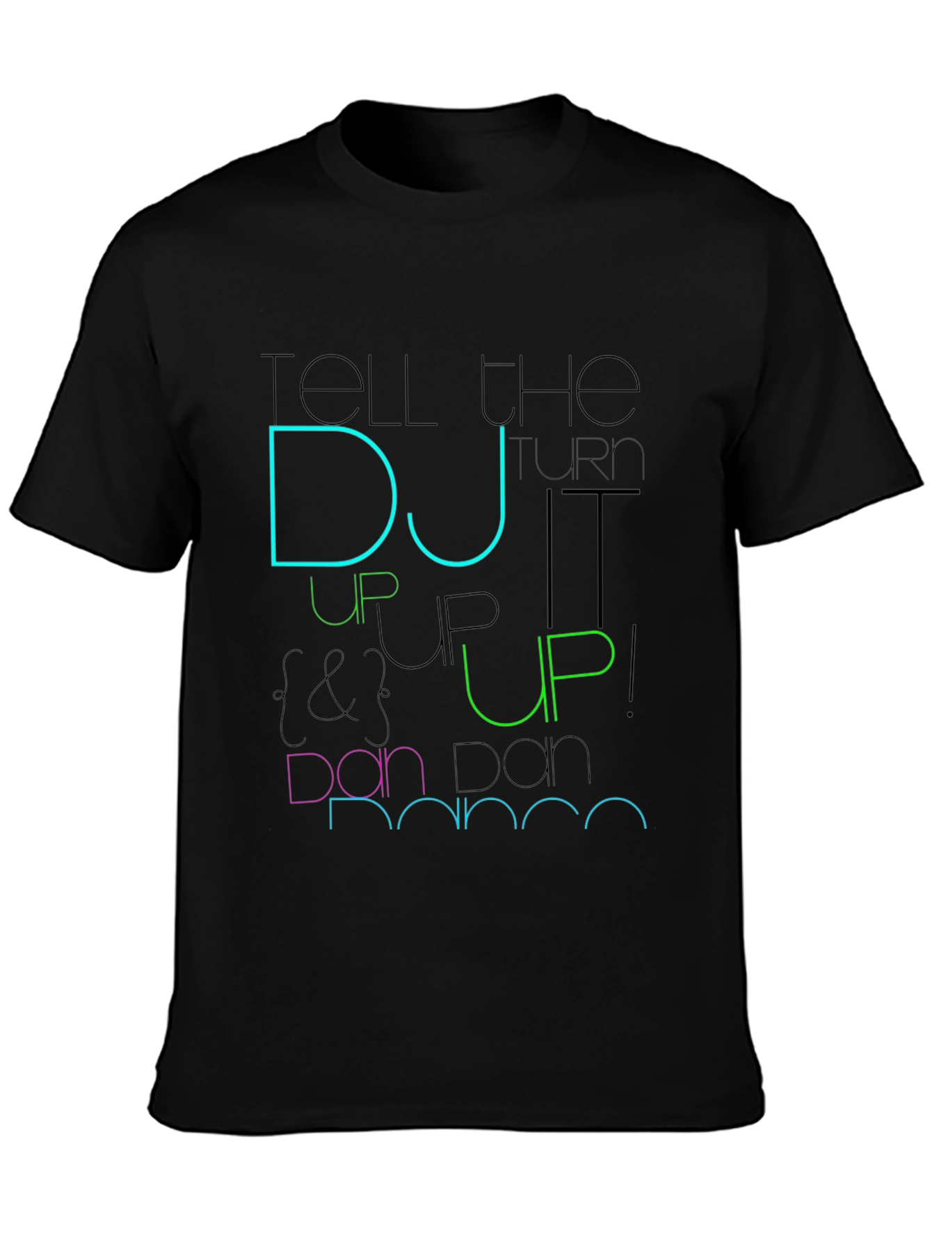 DJ Up T-Shirt - Unique Graphic Design