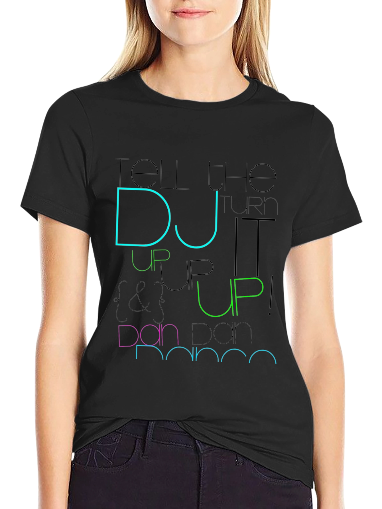 DJ Up T-Shirt - Unique Graphic Design