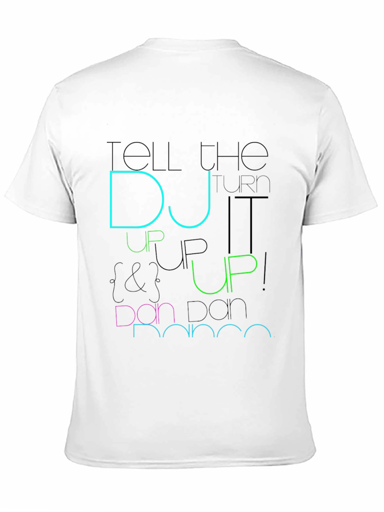 DJ Up T-Shirt - Unique Graphic Design