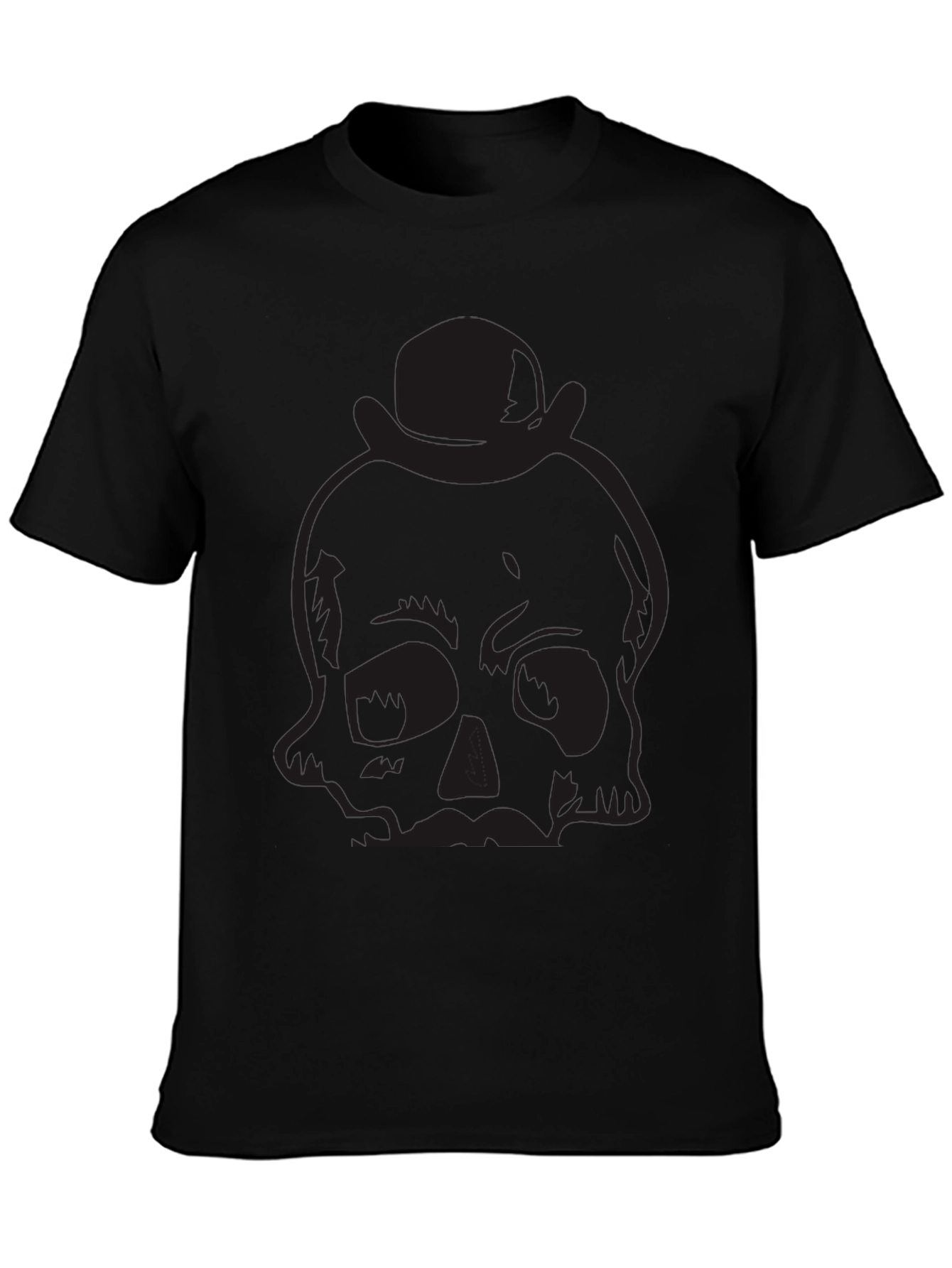 Skull & Hat Black T-Shirt