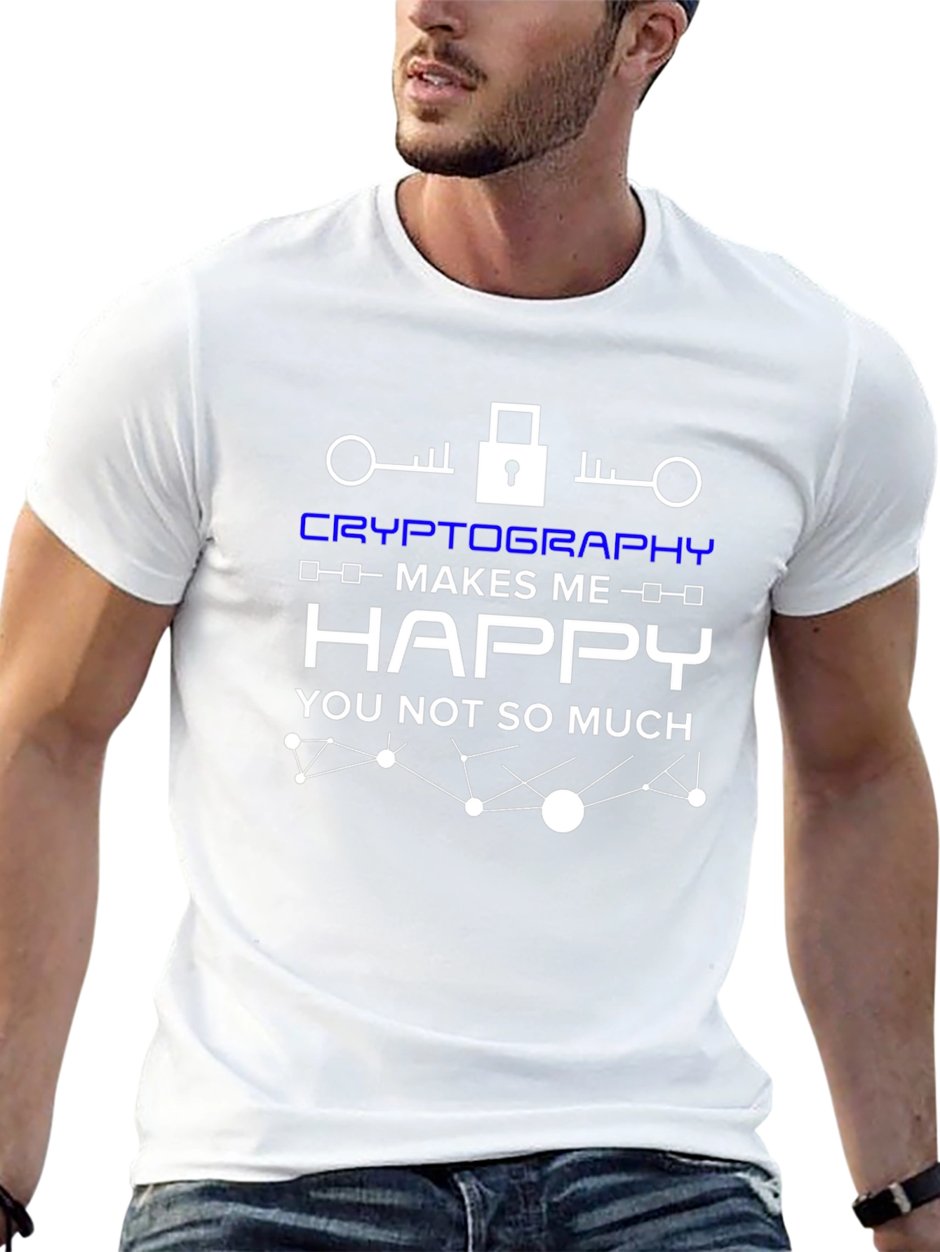 Cryptography Makes Me Happy T-Shirt