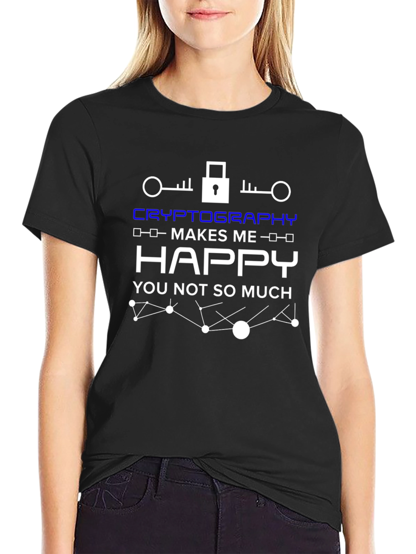 Cryptography Makes Me Happy T-Shirt