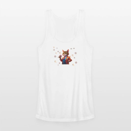 Elegant Cat Dealer Poker Design