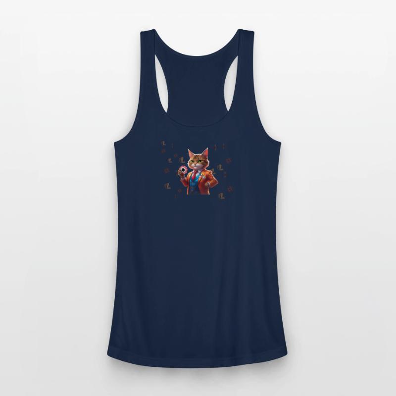 Elegant Cat Dealer Poker Design