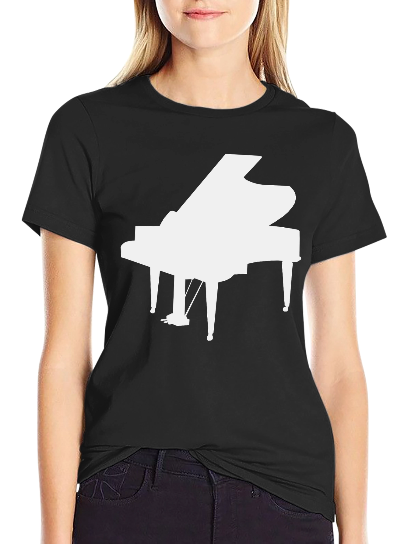 Grand Piano Graphic Tee - Musicians Style