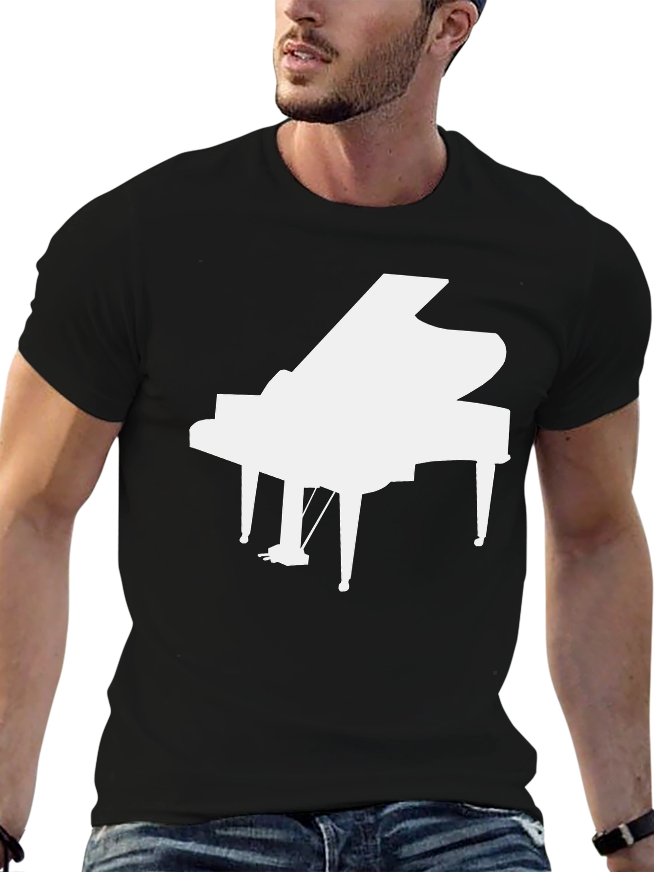 Grand Piano Graphic Tee - Musicians Style