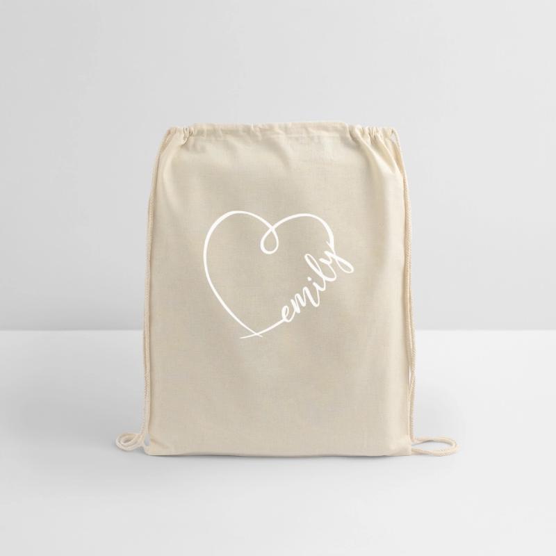 Emily Name Heart Calligraphy