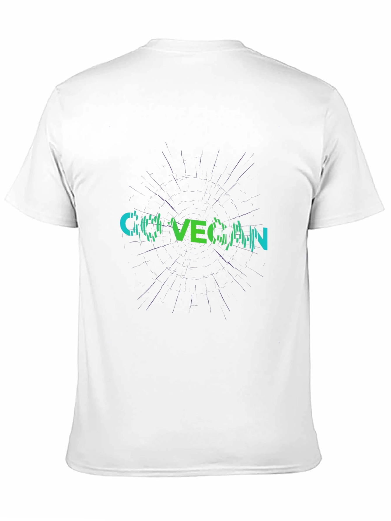 Go Vegan Graphic Black T-Shirt