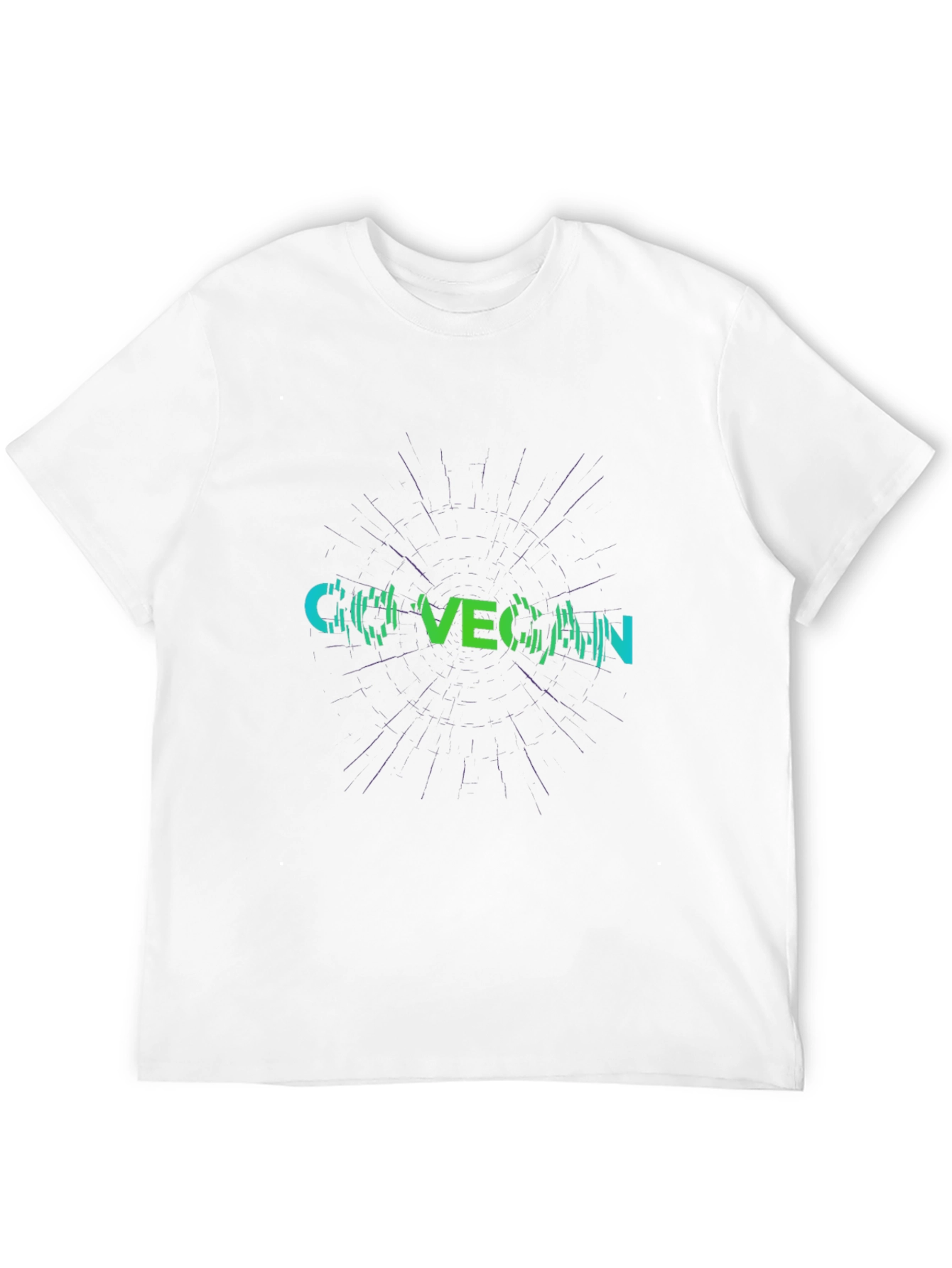 Go Vegan Graphic Black T-Shirt