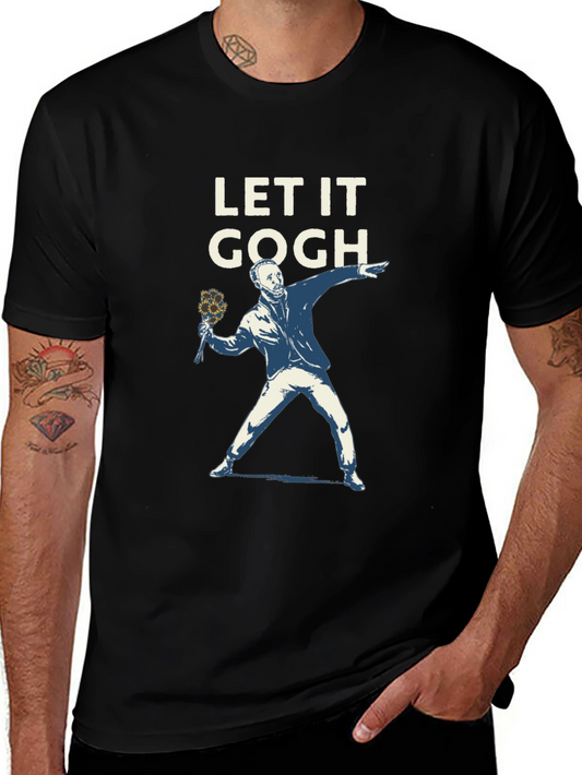 Let It Gogh T-Shirt - Artistic Graphic Tee