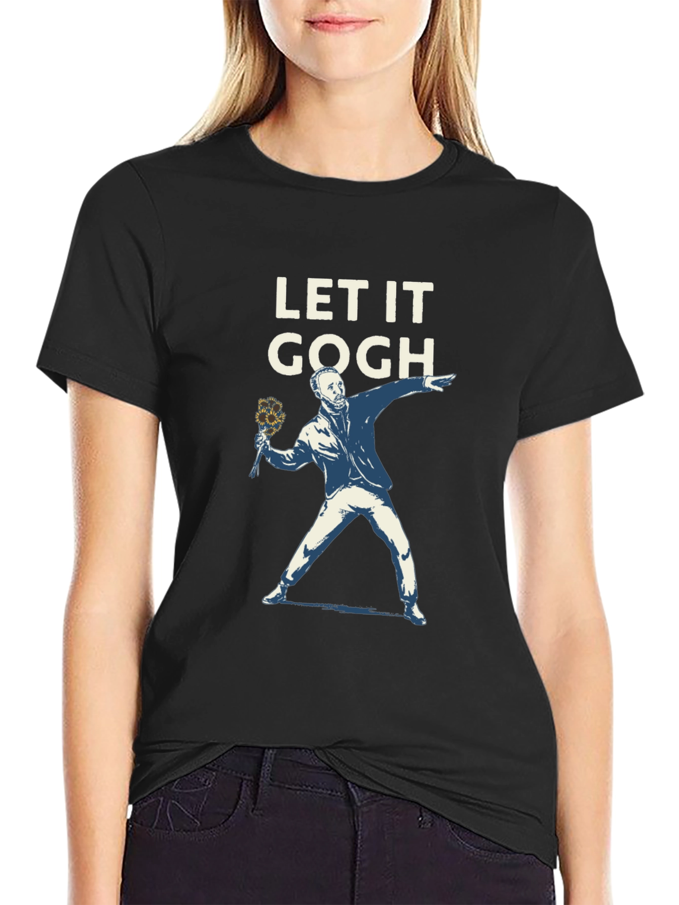 Let It Gogh T-Shirt - Artistic Graphic Tee