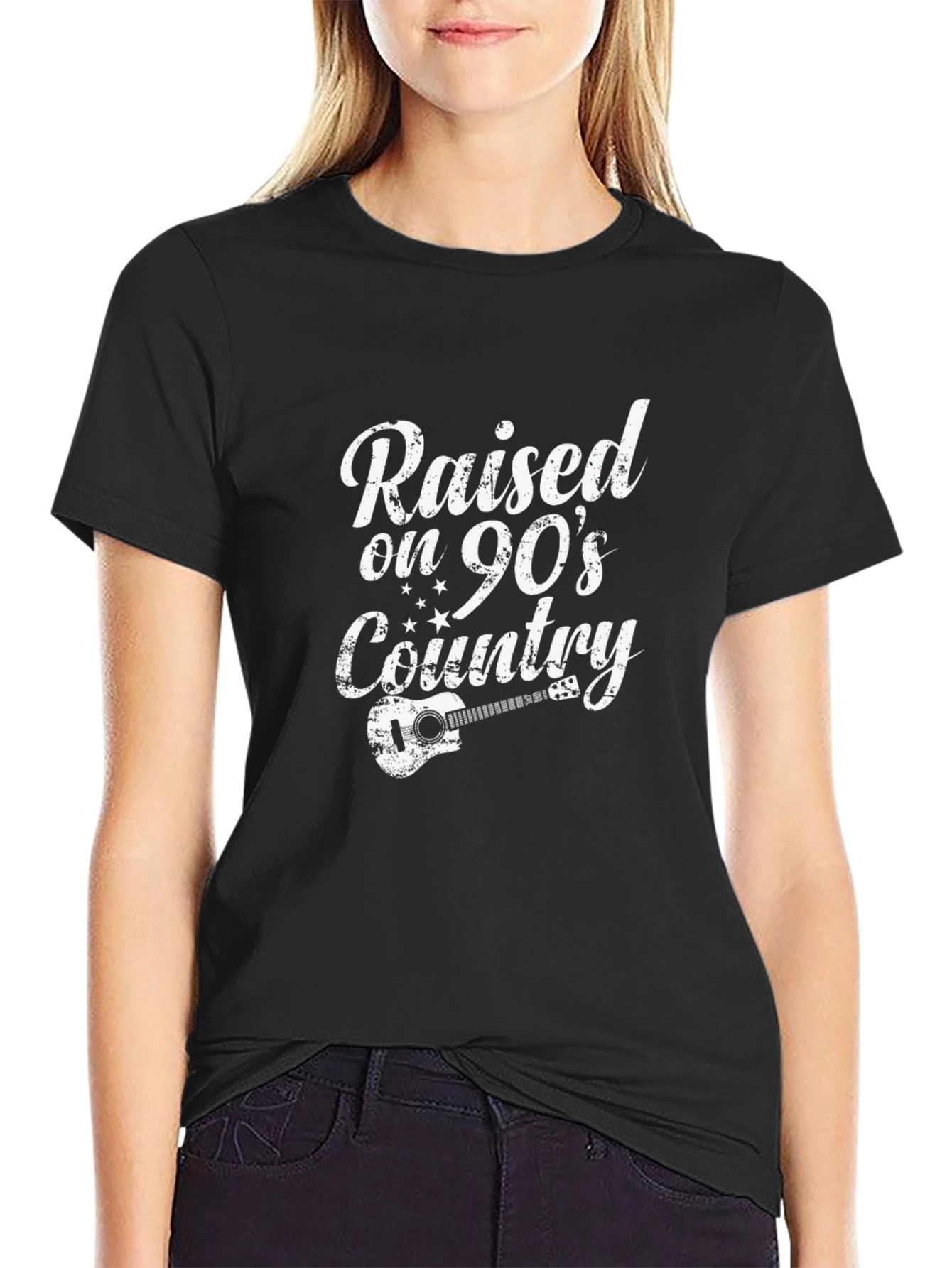 Raised on 90s Country Black T-Shirt