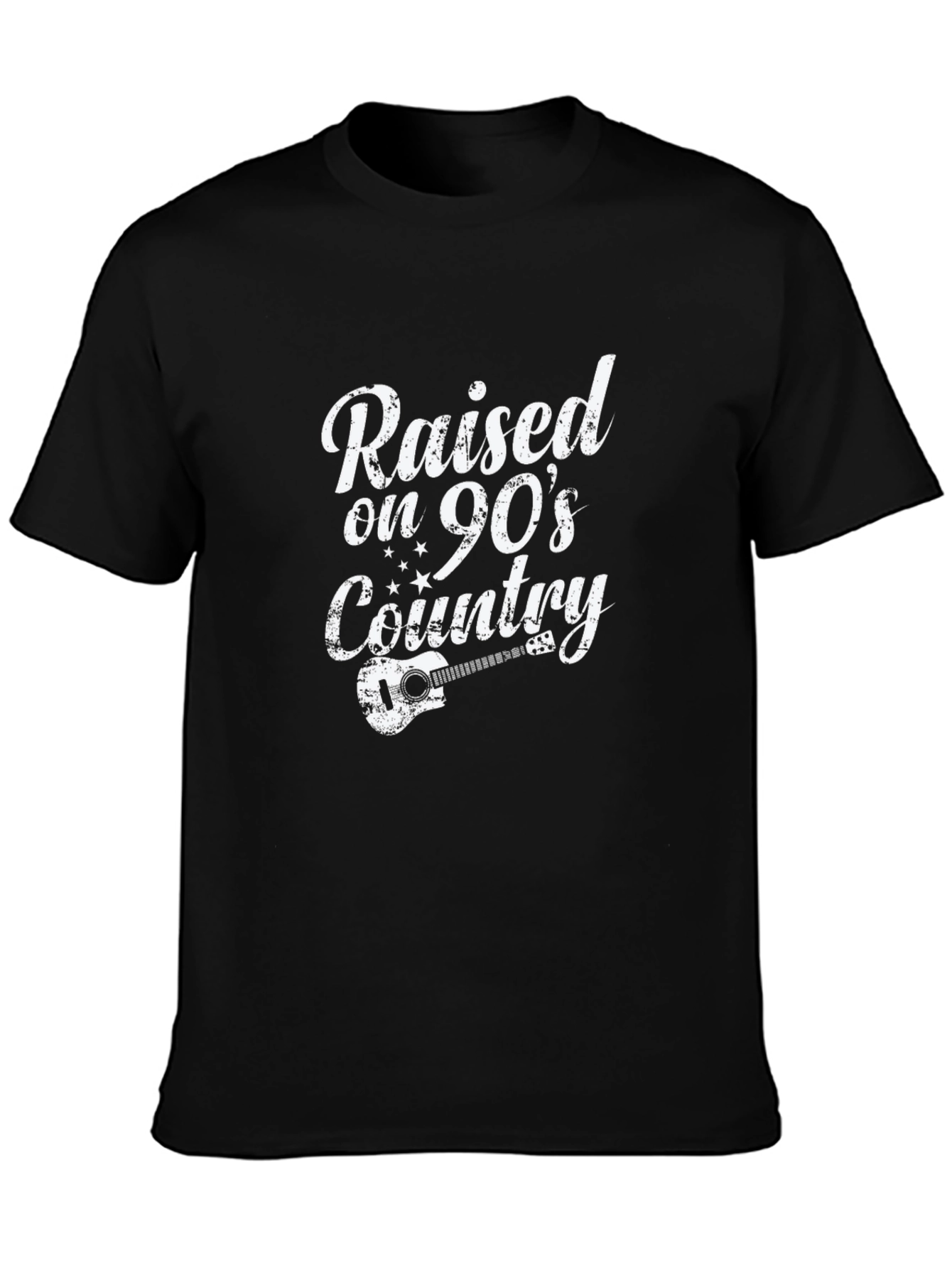 Raised on 90s Country Black T-Shirt