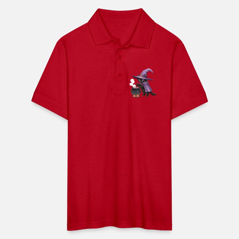 Enchanted Black Cat Witch Illustration