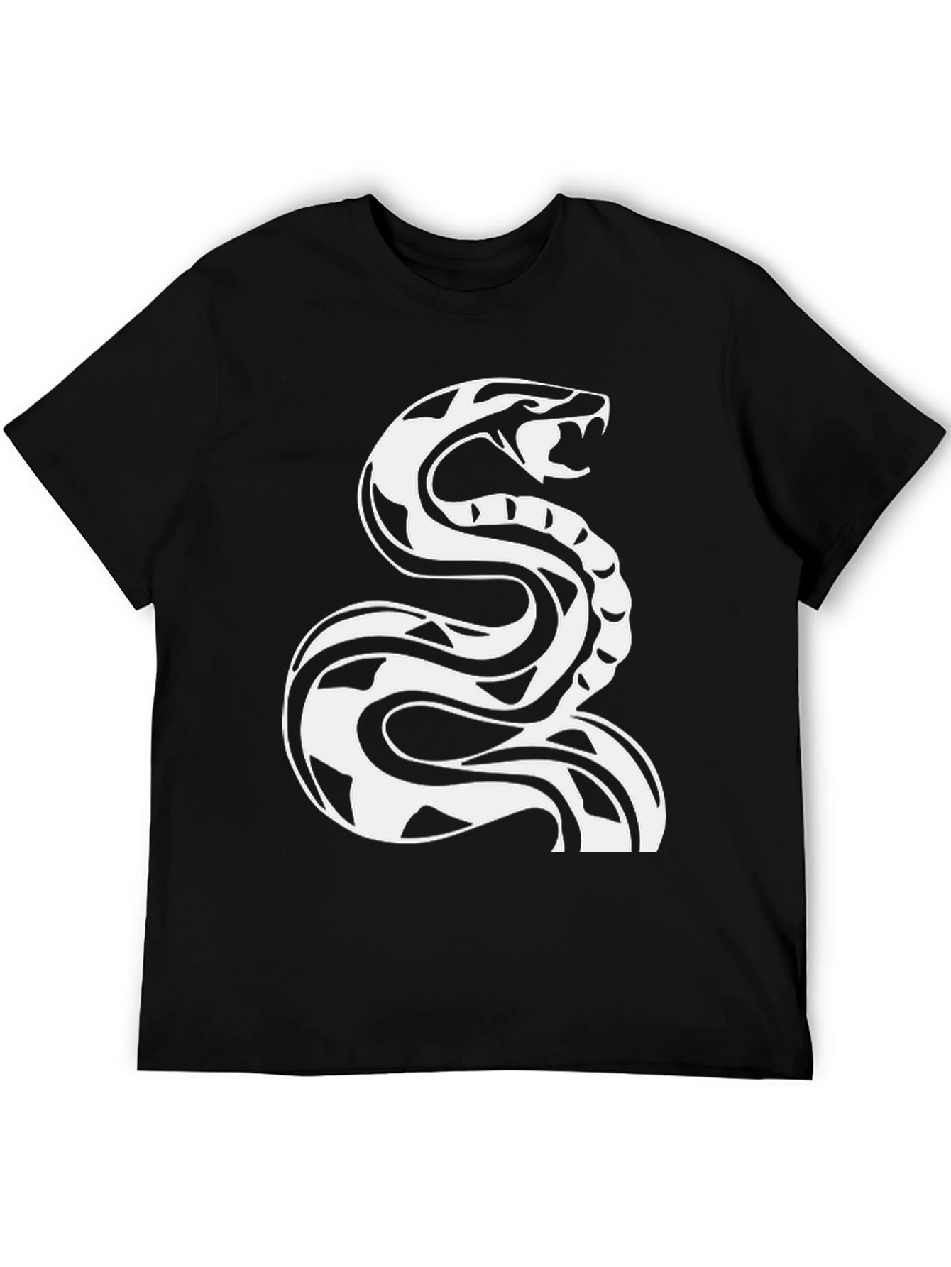 Snake Graphic T-Shirt - Bold Reptile Design